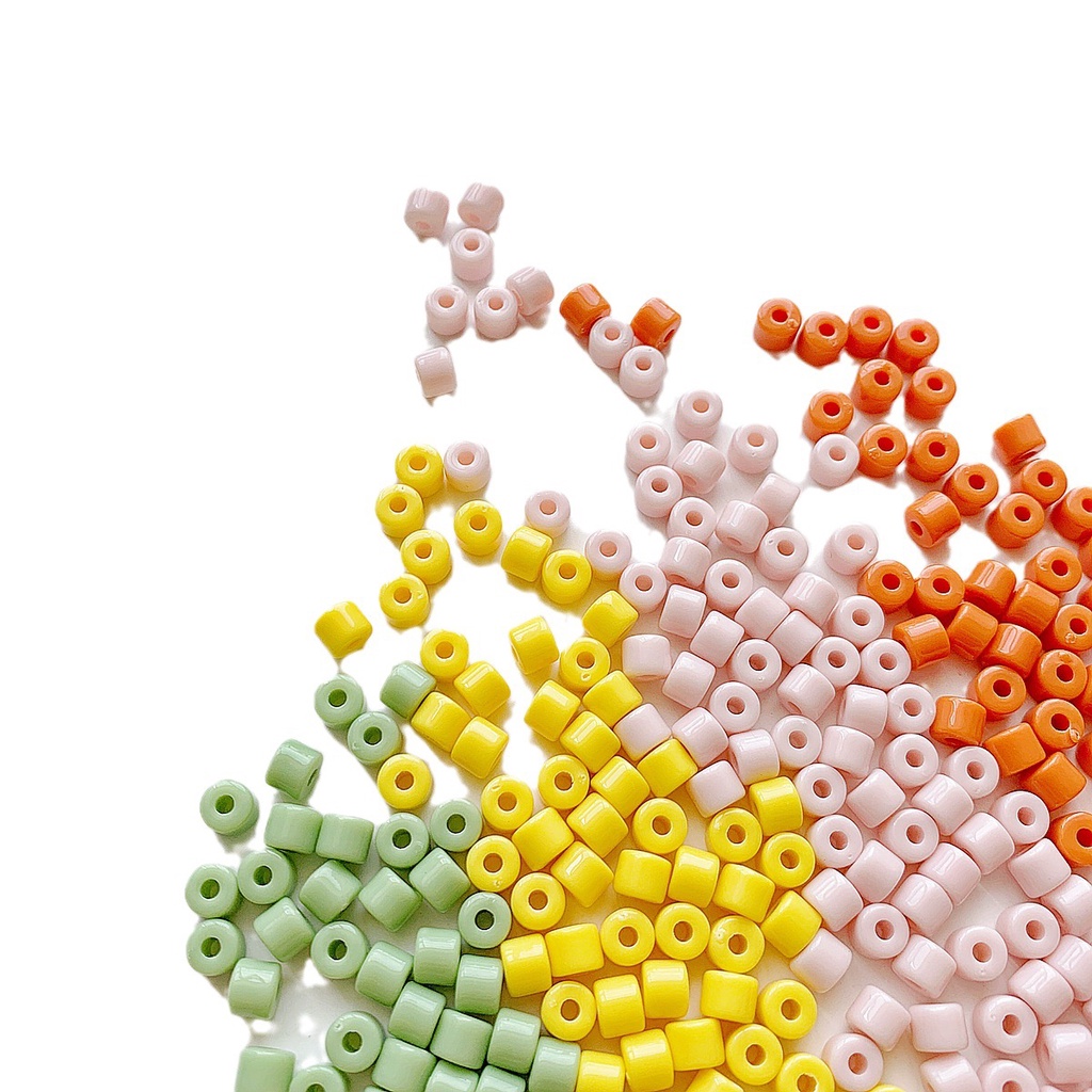Chuỗi Hạt acrylic Hình Trụ Nhiều Màu Kích Thước 60 6mm Dùng Làm Trang Sức / Điện Thoại / Túi Xách diy