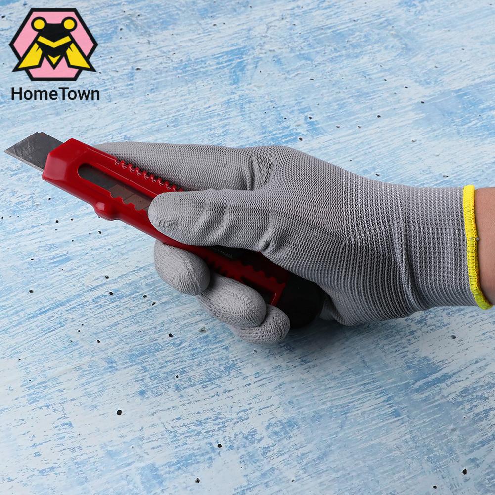 Găng Tay Da pu Bảo Vệ An Toàn Khi Lái Xe / Làm Vườn Màu Xám