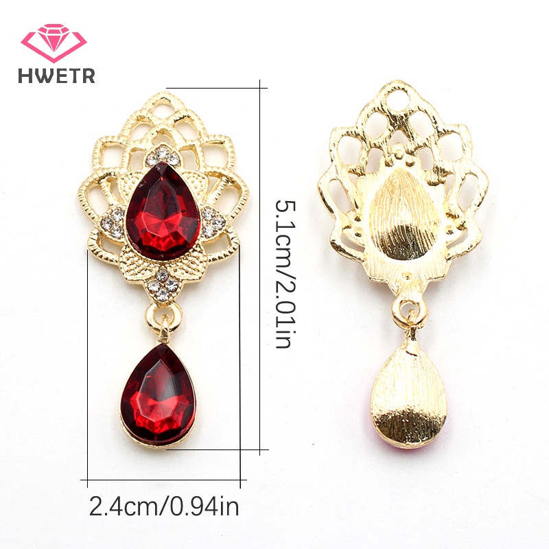 Trâm Cài Áo Bằng Hợp Kim Đính Đá Hình Giọt Nước Thời Trang Mới