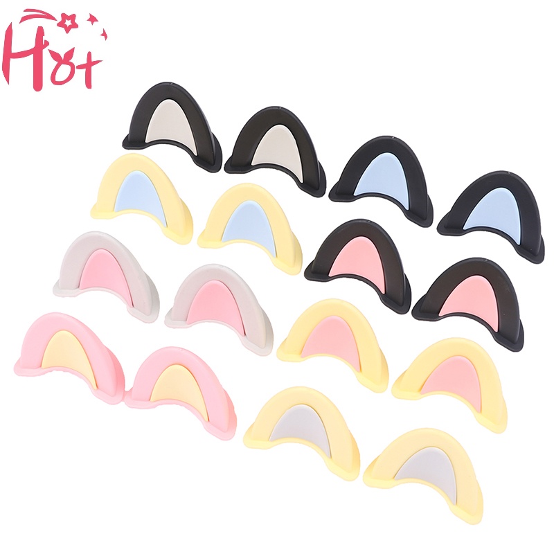 Jr Set 2 Mũ Bảo Hiểm Hình Tai Mèo Dễ Thương
