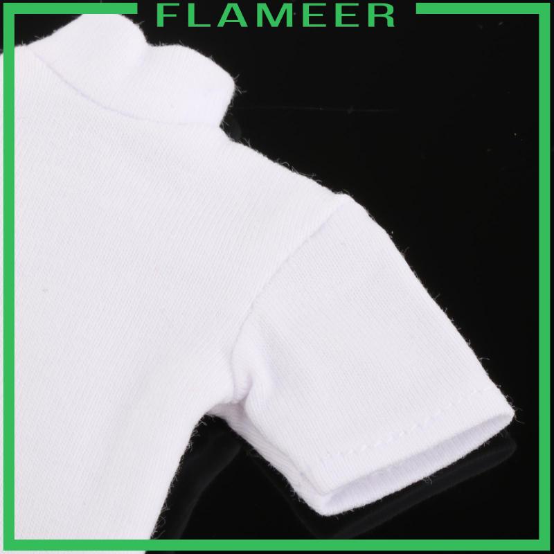 Áo Thun Tay Ngắn mini Cho Búp Bê 6 inch Tỉ Lệ 1: 12