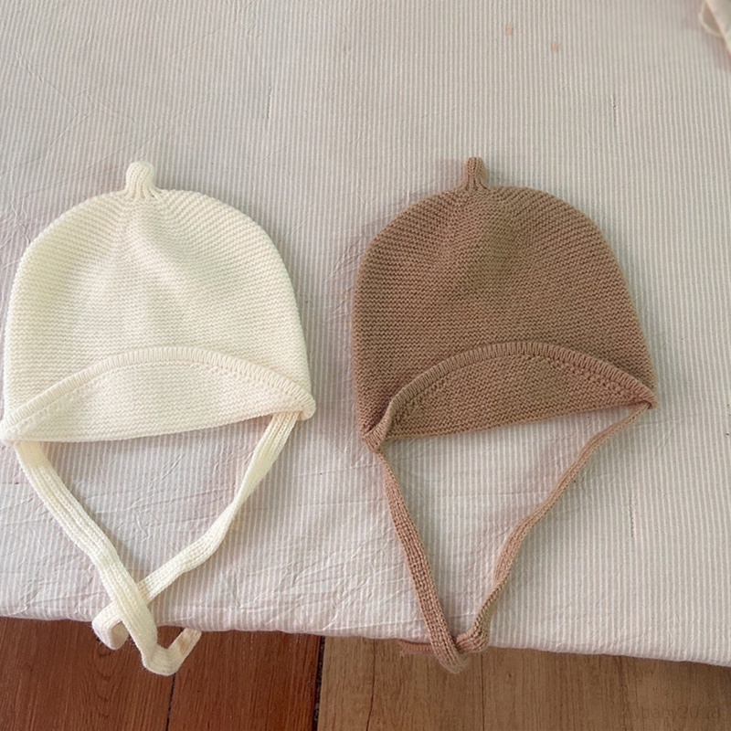Mũ cotton Dệt Kim Bảo Vệ Tai Chống Gió Cho Bé Trai Và Gái