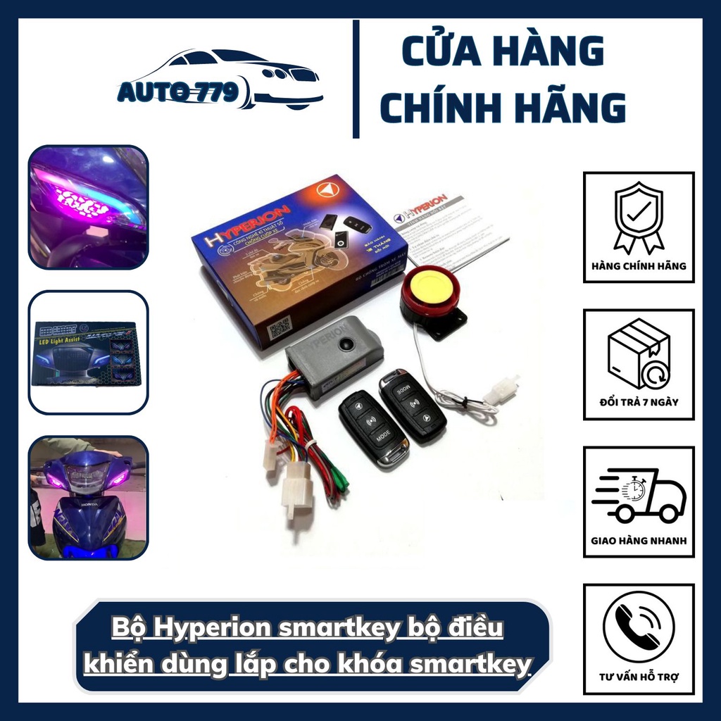 Bộ Hyperion smartkey bộ điều khiển dùng lắp cho khóa smartkey