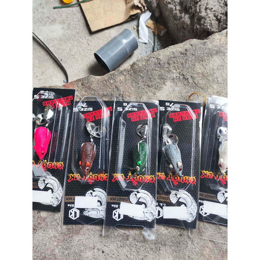 Mồi Lure - Mồi Chuột LK Mini Lưỡi BKK Bản 7g Đi Nổi