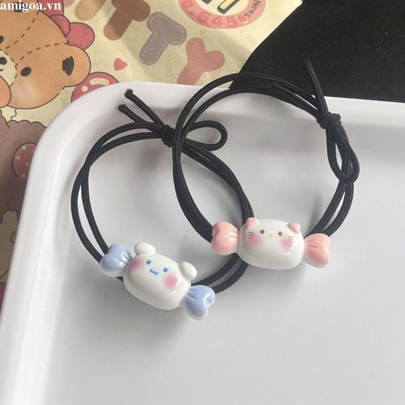Dây Buộc Tóc sanrio Màu Kẹo Đơn Giản Dễ Thương
