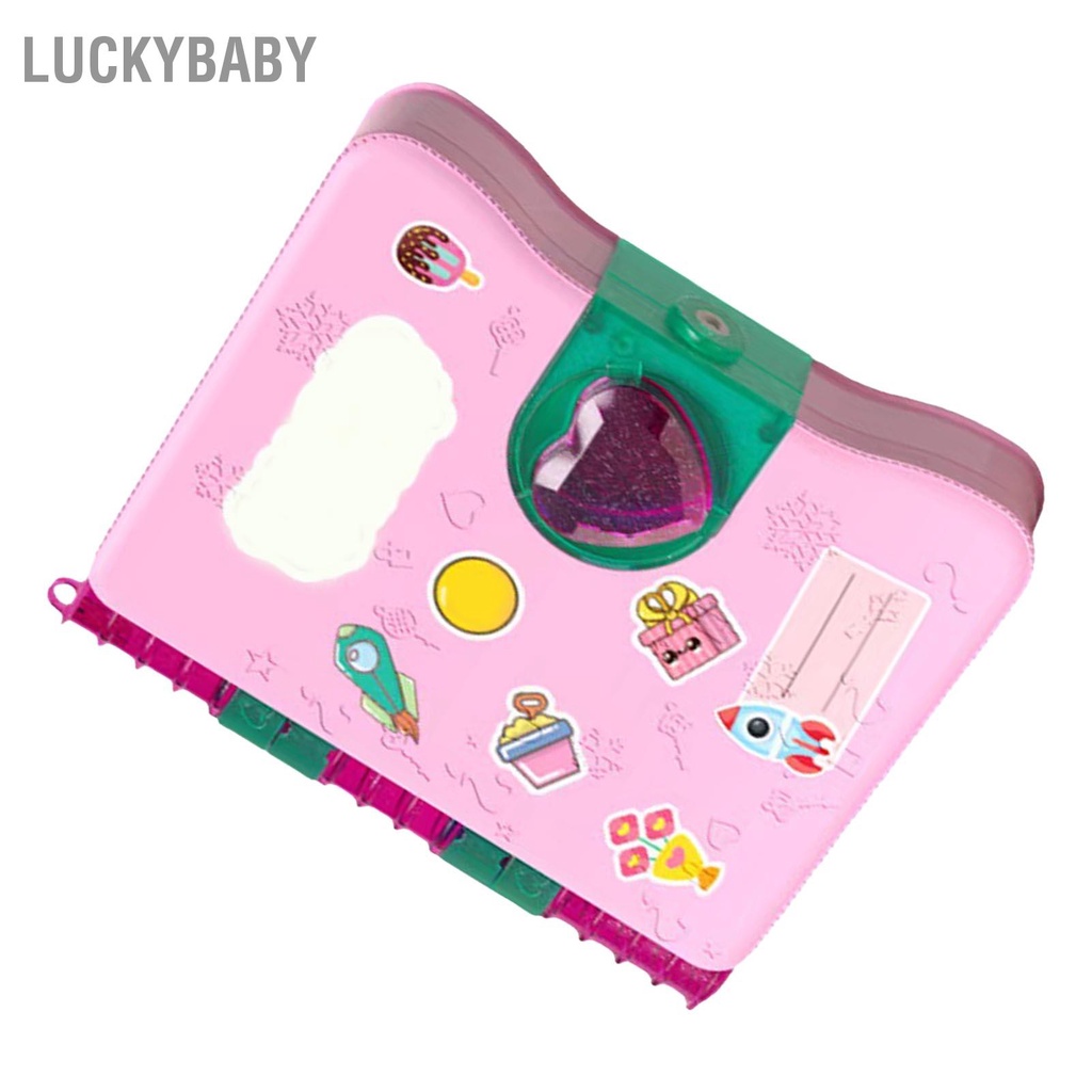 LUCKYBABY Cô Gái Phép Thuật Bất Ngờ Cuốn Sách Bí Mật Vui Vẻ Hộp Trang Sức Văn Phòng Phẩm Nhật Ký Công Chúa Ma