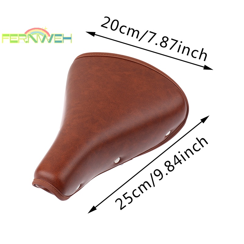 Yên Xe Đạp Bằng Da pu Thoải Mái Phong Cách Cổ Điển