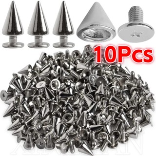  Set 10 Đinh Tán Kim Loại 10mm Dùng Để Trang Trí Quần Áo   Túi Xách   Giày Dép   Đinh Tán 