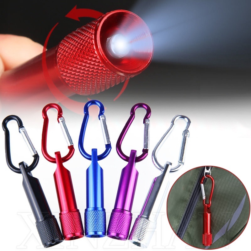Móc Khóa Đèn Pin / Đèn led mini Siêu Sáng Tiện Dụng Cho Leo Núi / Cắm Trại / Leo Núi