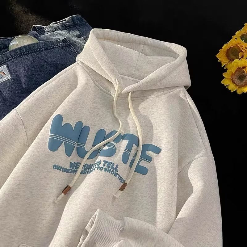 Áo Hoodie Dáng Rộng Thời Trang vintage Mỹ Dành Cho Nam / size m-5xl