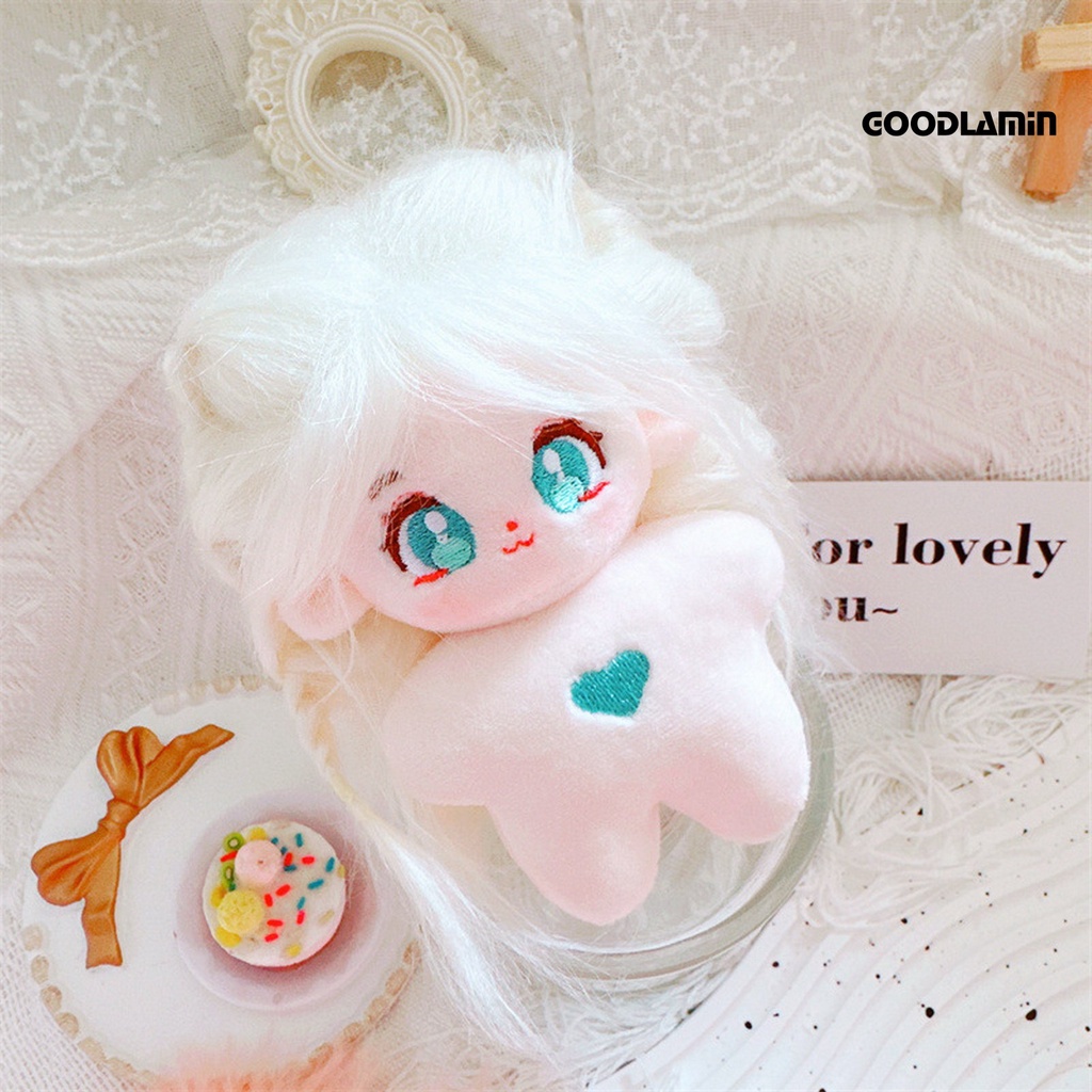 Goodlarxx Búp Bê Vải cotton 10cm Hình Cô Gái Mắt To Dễ Thương