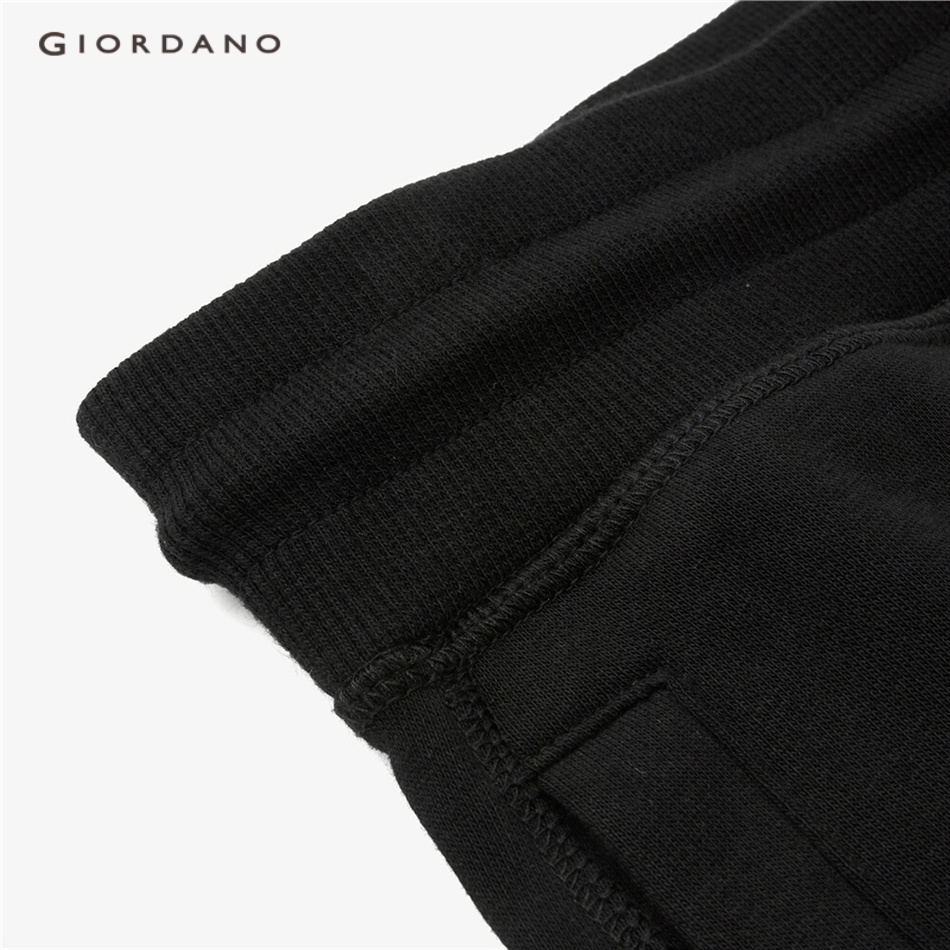Quần jogger nam GIORDANO 01113097 lưng thun có túi đơn giản thời trang