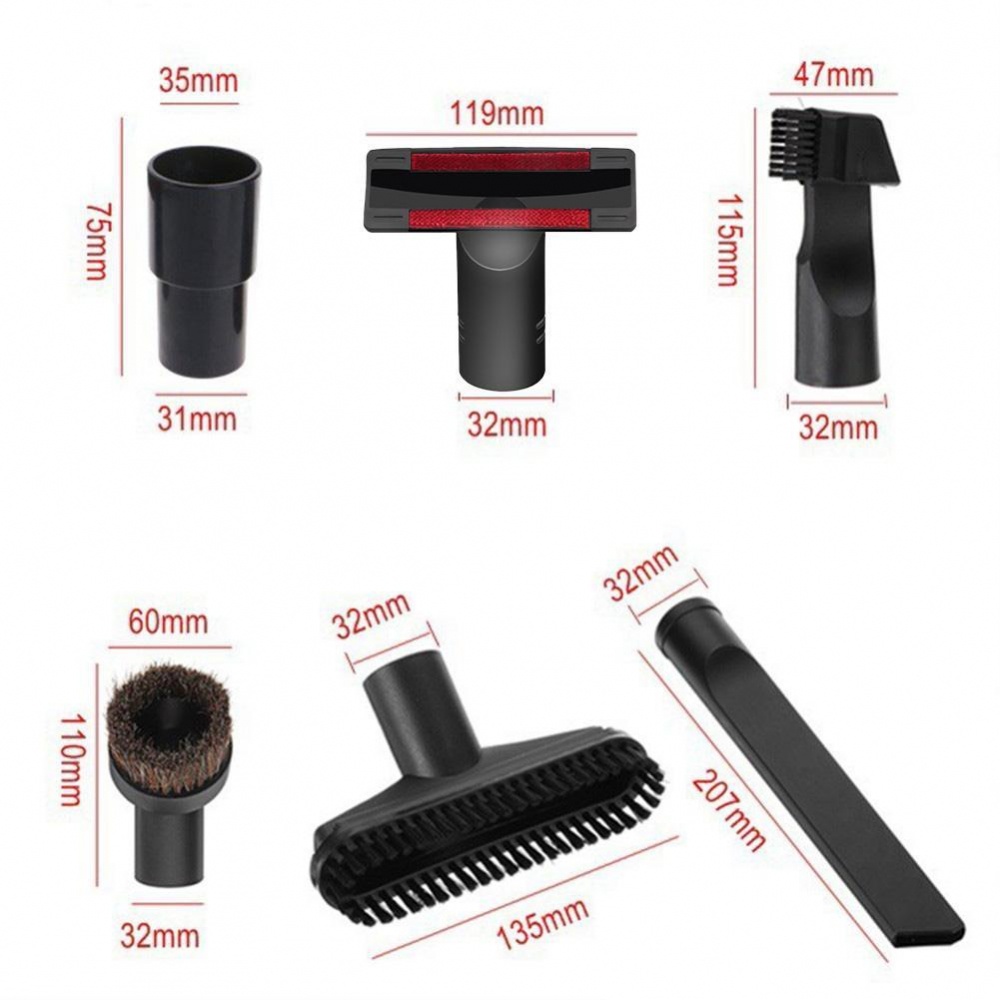 Bộ Vòi Phun 6 Trong 1 Cho Máy Hút Bụi vax