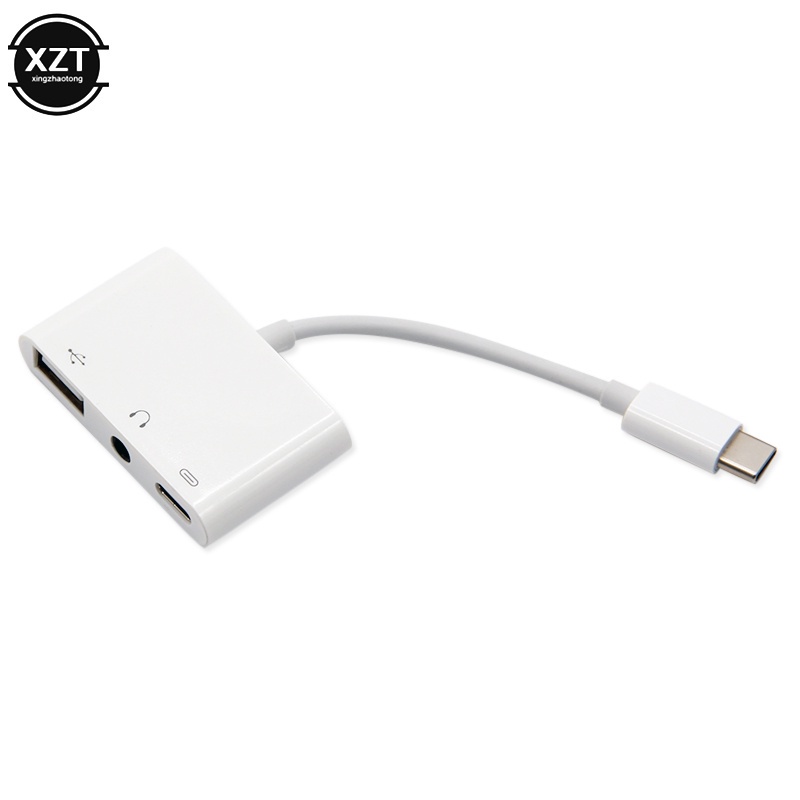 Bộ Chuyển Đổi Âm Thanh Tai Nghe hd 3.5mm Đầu Đọc Thẻ Nhớ Tốc Độ Cao type c Đa Năng