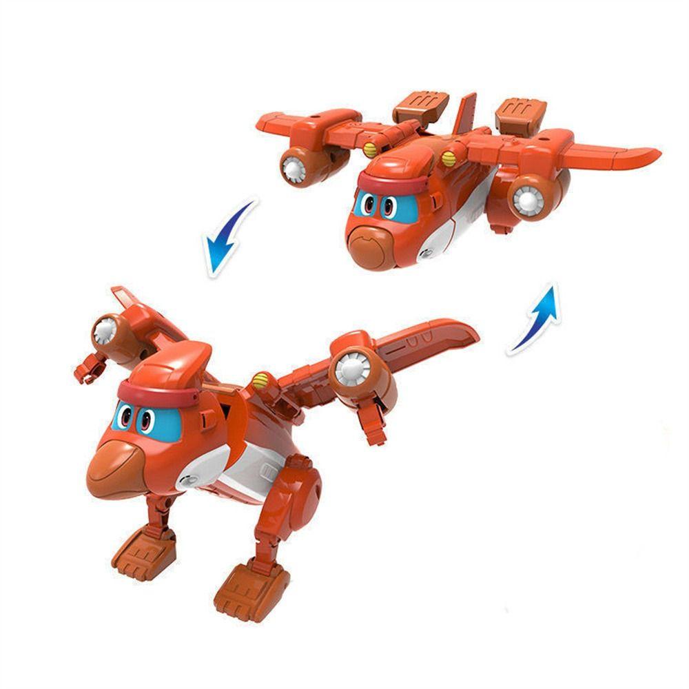 Healmeyou Mô Hình Robot Biến Hình min gogo Khủng Long Xe Hơi Máy Bay Biến Hình Bằng abs Làm Quà Tặng Cho Trẻ Em
