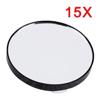 Mini Round Makeup Mirror 5X 10X 15X Magnifying Mirror With Two Suction Cups