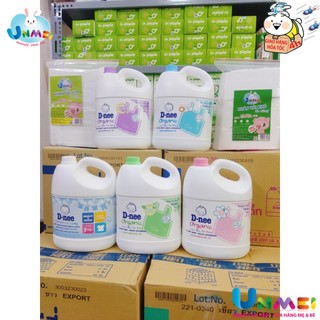 Nước giặt xả dnee chính hãng 3000 ml tem d-nee đại thịnh, nước giặt xả docilee thái lan tem alost