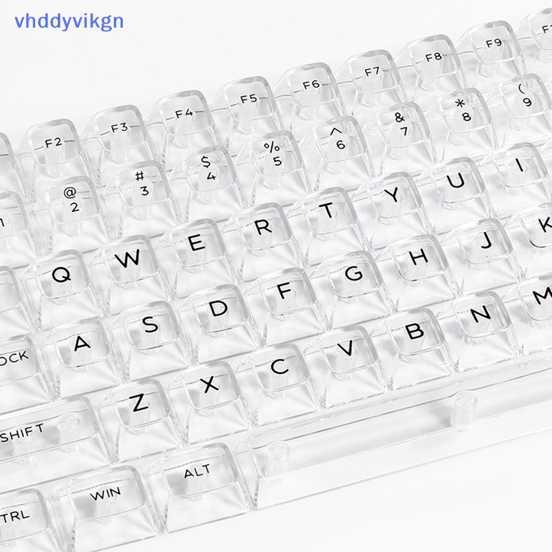 Vhdd Bộ Bàn Phím Cơ 132 Phím diy Màu Trắng Trong Suốt