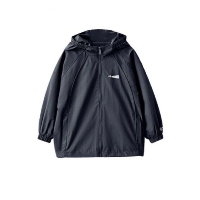 Áo Khoác Thể Thao Có Mũ Trùm Phong Cách Mới Thời Trang Xuân Thu 2023 Cho Bé Gái