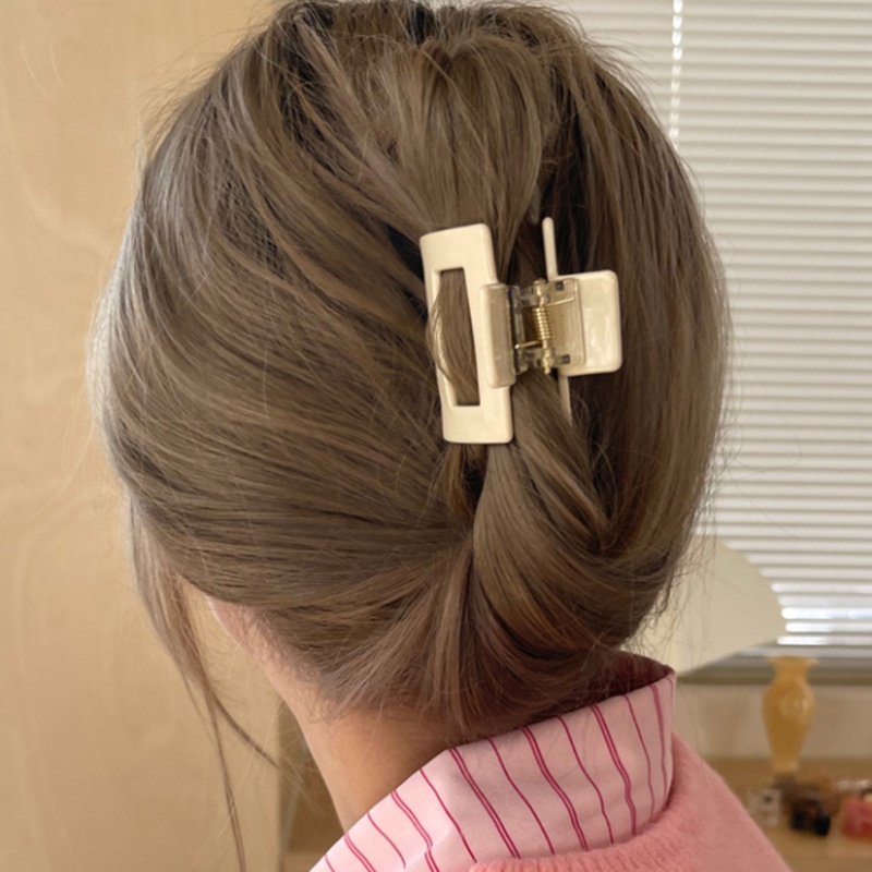 Kẹp Tóc Mini Hình Vuông Dễ Thương Phong Cách Hàn Quốc Cho Nữ YR