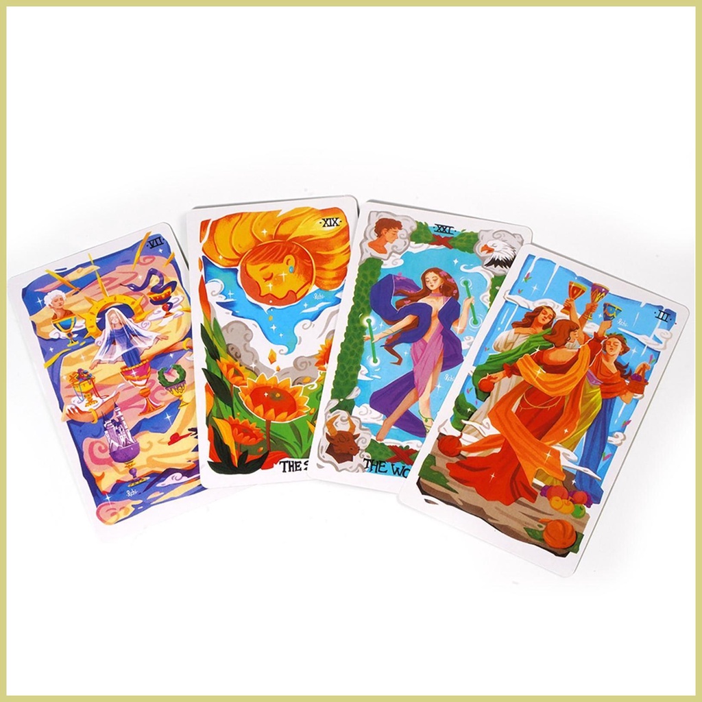 Bộ Bài tarot 78 Thẻ Bài tarot Tiểu Thuyết Ảo Thuật aseavn