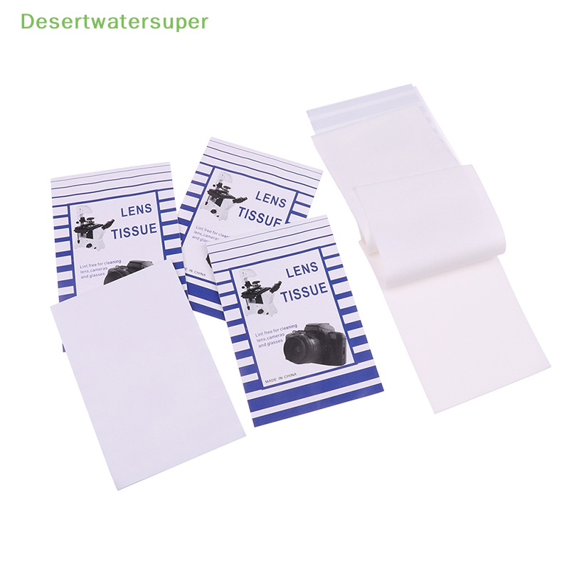 Dsvn Set 50 Khăn Giấy Lau Thấu Kính Lớn 10 * 15cm