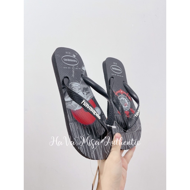 Havaianas nam đen cầu thủ chính hãng