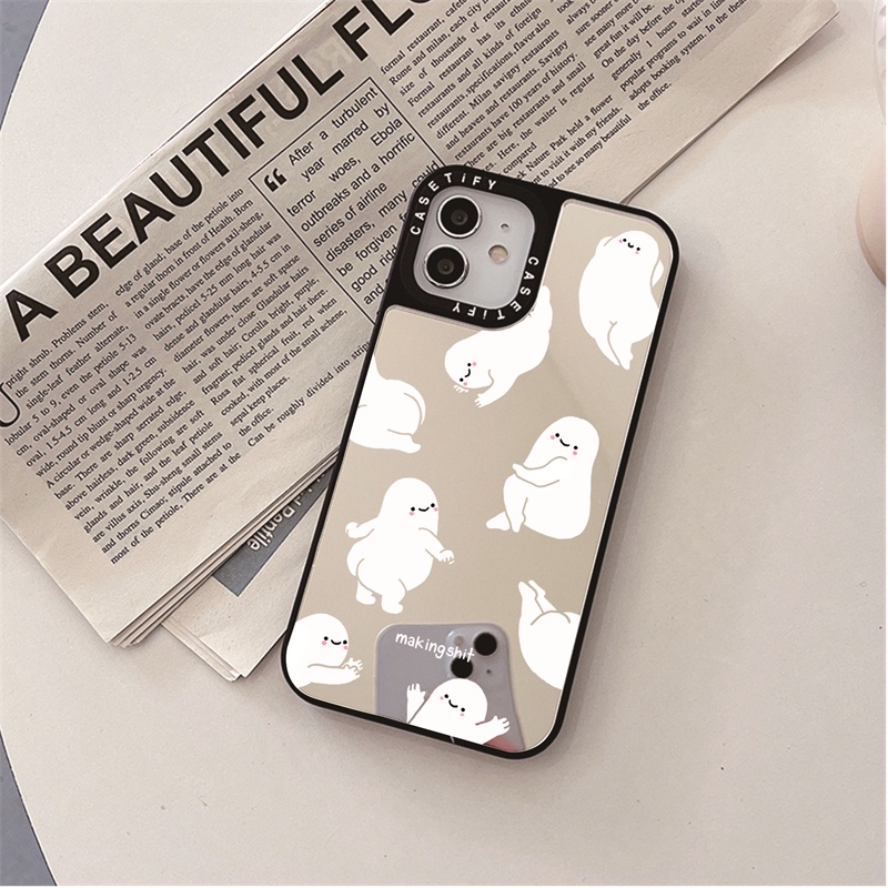 Ốp Điện Thoại pc Cứng Chống Sốc Tráng Gương Cho iphone 15 14 13 12 11 pro max ix xs max xr 6 6s 7 8 plus