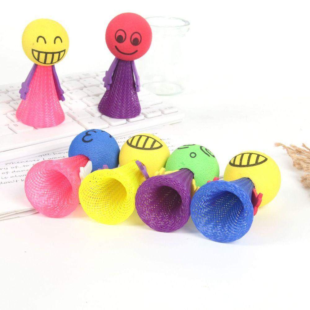 Mmluckbounce Đồ Chơi Bóp Mềm Co Giãn Hình Biểu Cảm Vui Nhộn Cho Bé