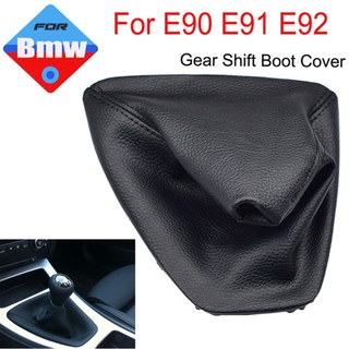 Da Ốp Bọc Cần Số Xe Hơi bmw e30 e36 e39 e46 e81 e82 e87 e88 e90 e91 e92 e93 Bằng Da Màu Đen