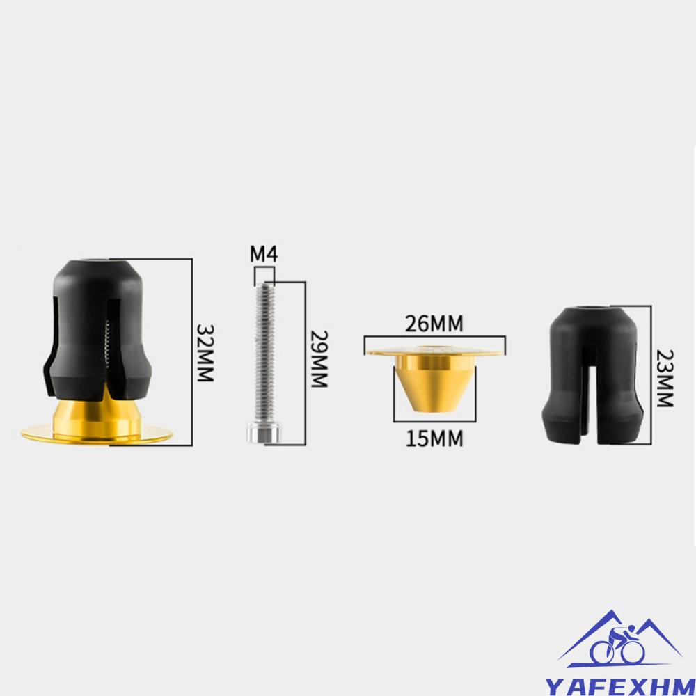 1 Cặp Tay Nắm Xe Đạp Nắp Nhôm