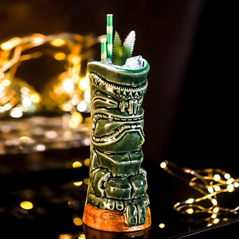 Ly Thủy Tinh Uống cocktail Phong Cách Hawaii Sáng Tạo Kính