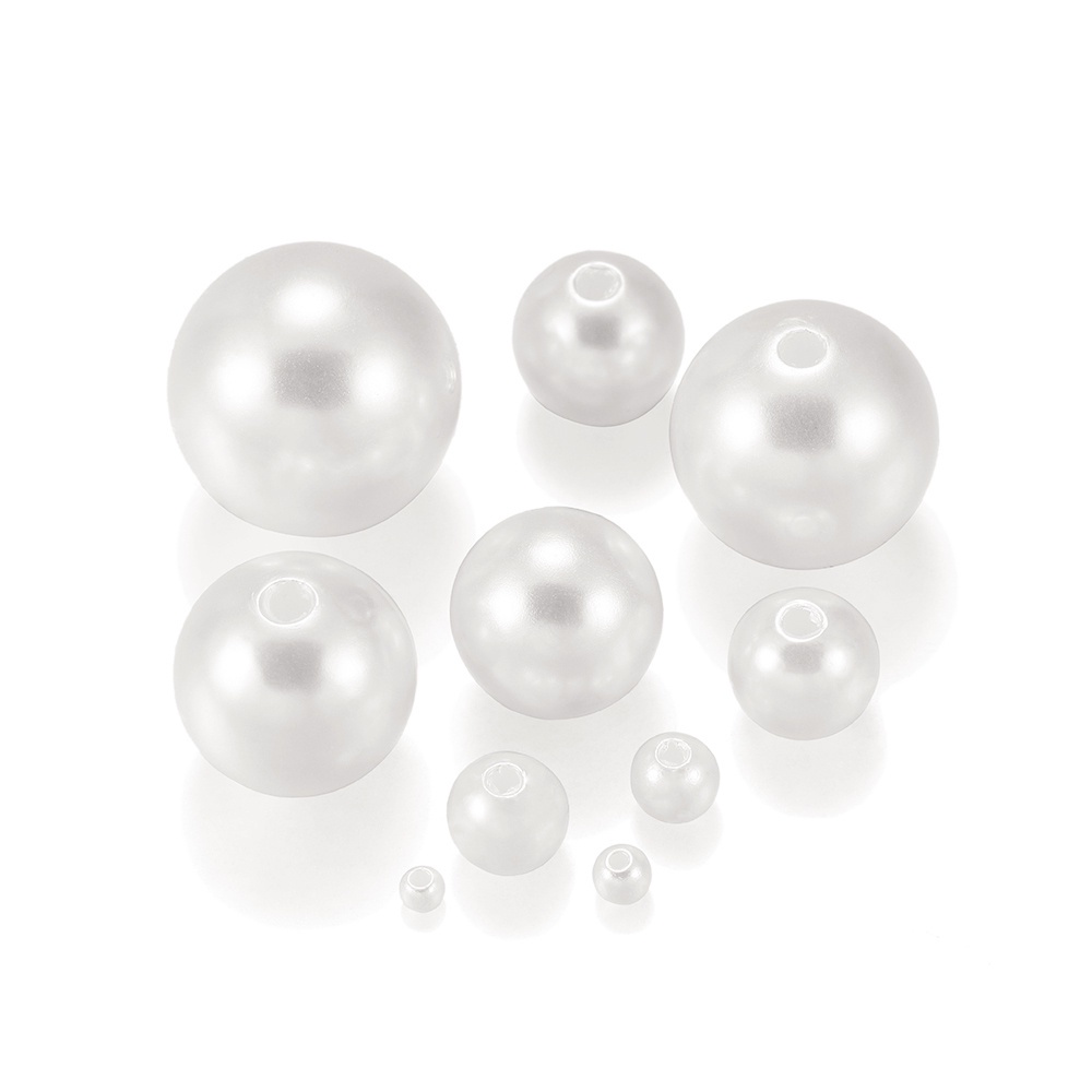 Bộ 10-400 Hạt Ngọc Trai Nhân Tạo 3-20mm Để Trang Trí