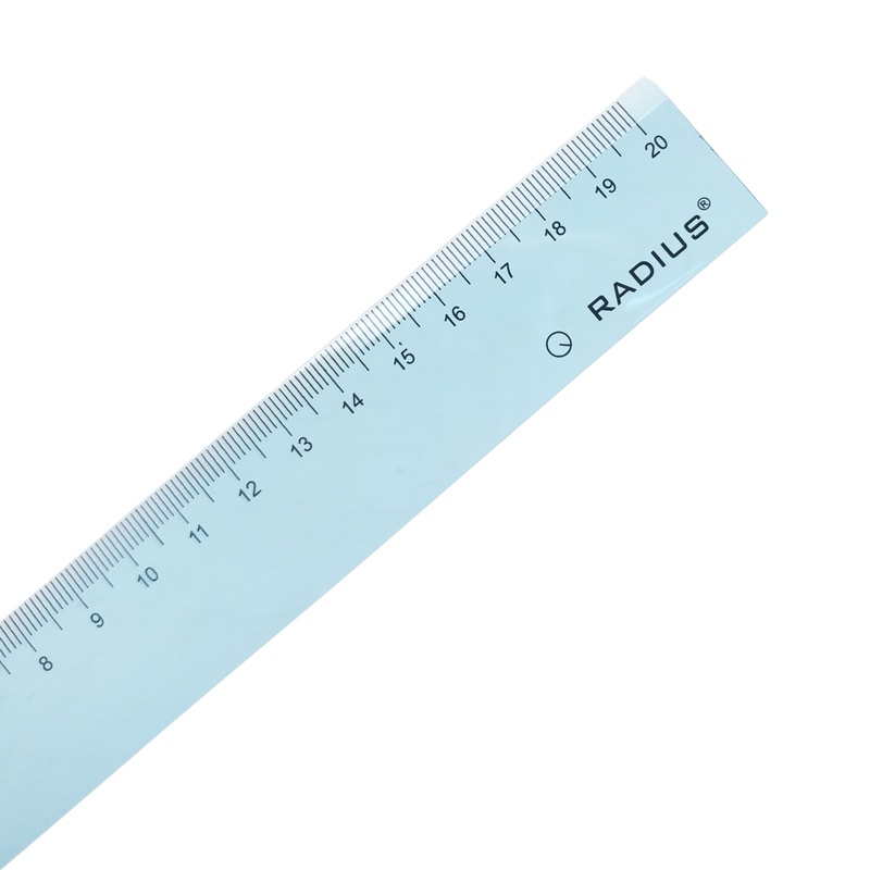 Thước Kẻ 20 cm Radius - Màu Xanh