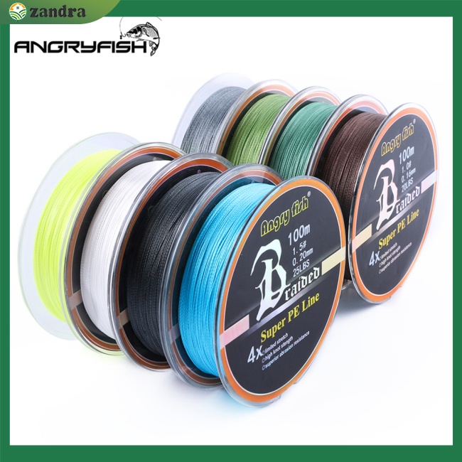 Cuộn Dây Câu Cá 4 Sợi pe Bện Siêu Chắc Dài 100m / 109yds 10lb-80lb Màu Vàng