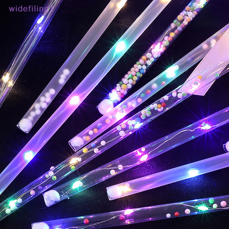 Widefiling 1 Cây Đũa Phép Phát Sáng Nhiều Màu Hình Trái Tim Ngôi Sao Công Chúa Tiên Nữ Cho Bé Chơi Hóa Trang