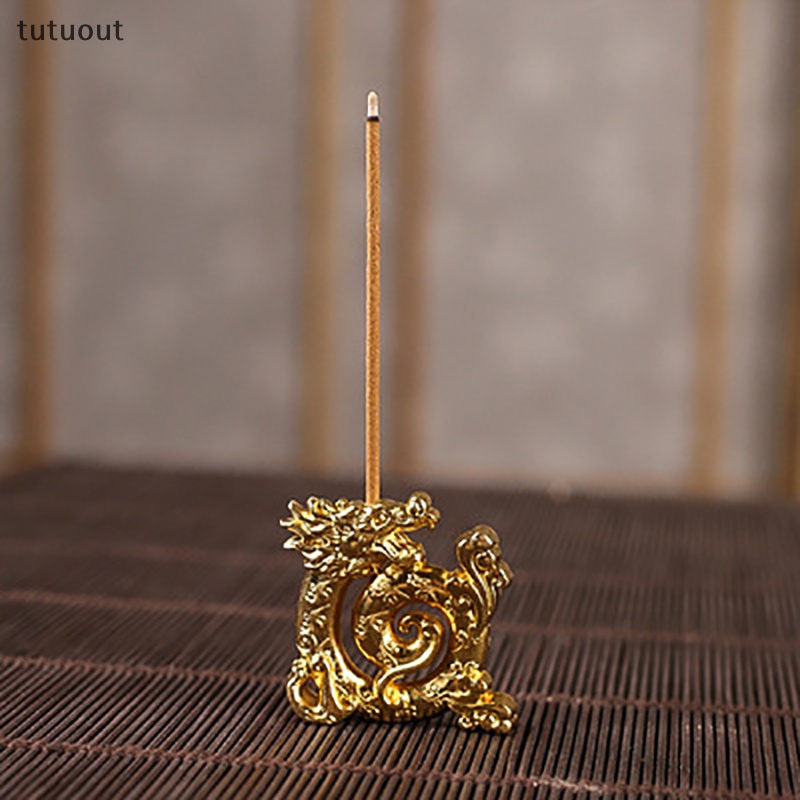 Đế Đốt Trầm Hương Bằng Kim Loại Hình Rồng Độc Đáo Trang Trí Nhà Cửa / Văn Phòng vn