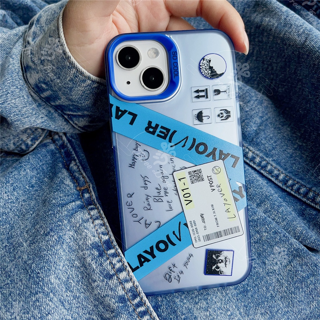 Ốp Điện Thoại Hình btss-613 v layover taehyung Cho iphone 14 x xs xr xsmax 11 11promax 12pro 13mini 13pro 14plus 14promax