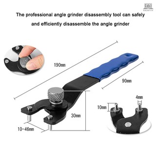Adjustable Opening Distance Angle Grinder Spanner Angle Grinder Wrench Trimmers Edges Cutting Machine Wrench Angle Grinder Disassemble Tool