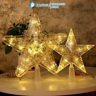 Landeli Đèn led Hình Ngôi Sao Trang Trí Cây Thông Noel