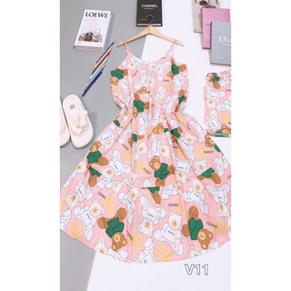ĐẦM TOLE DÂY KÈM QUẦN (M-XL)