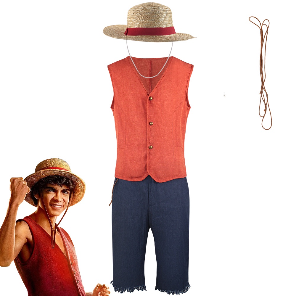 Trang Phục cosplay Nhân Vật luffy Trong Phim Hoạt Hình one piece