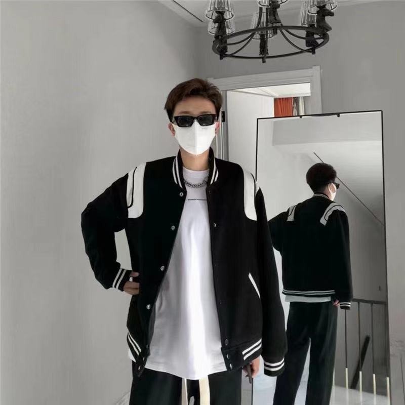 Áo Khoác Bóng Chày Thời Trang Phong Cách hong kong Cho Nam