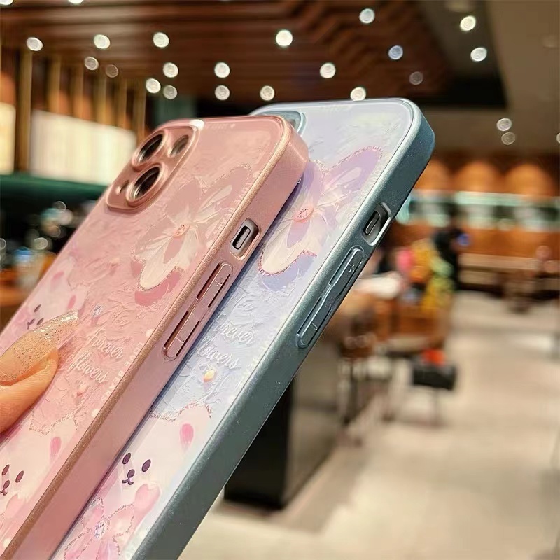 Iphone Ốp Điện Thoại Tráng Gương Hình Thỏ Kim Loại Cho Iphone11 12 14 promax 14 13 12 11 promax xs xr 6 8 7 plus 11 12 15