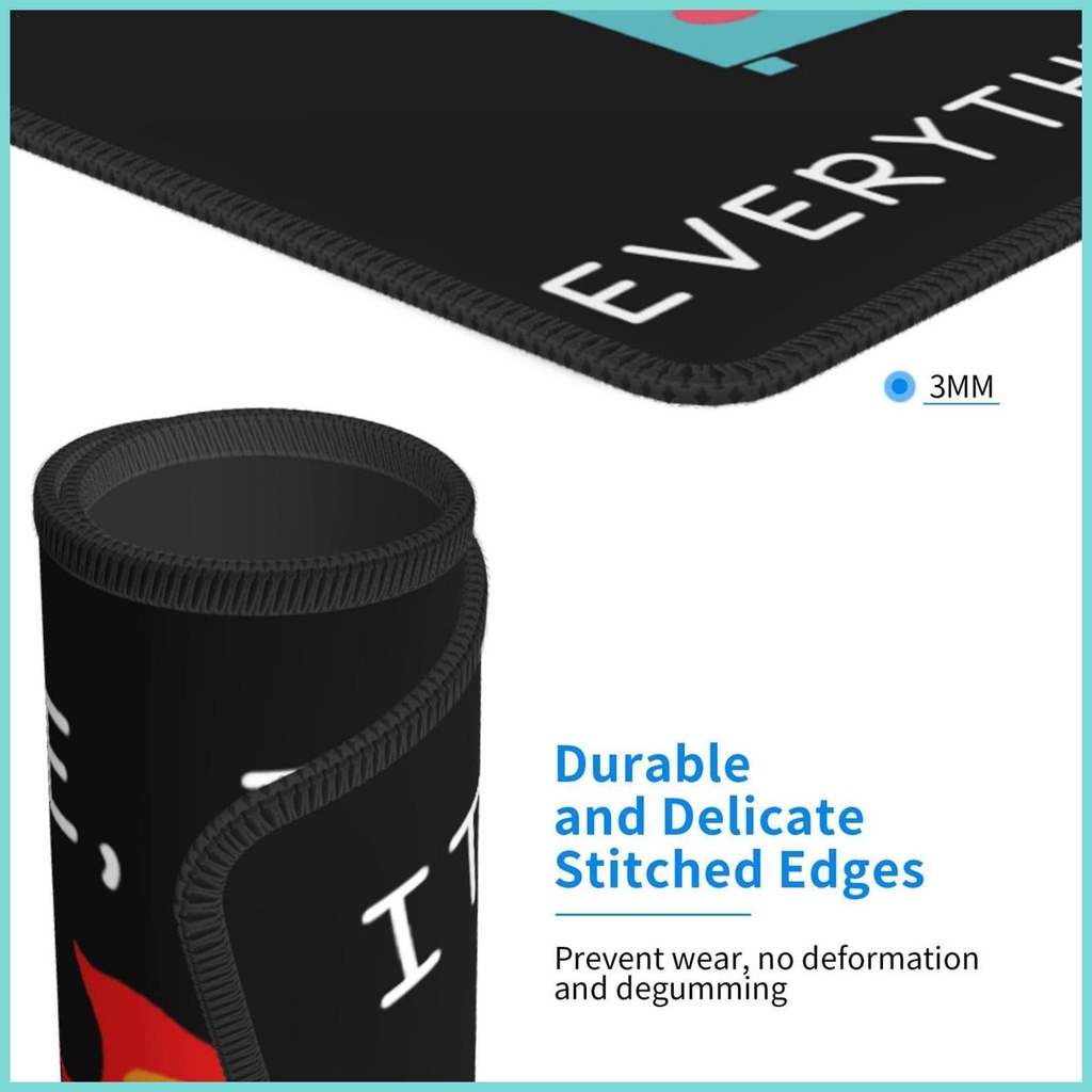 Tấm Lót Chuột Máy Tính Hình Quái Vật Độc Đáo Trang Trí Bàn Làm Việc