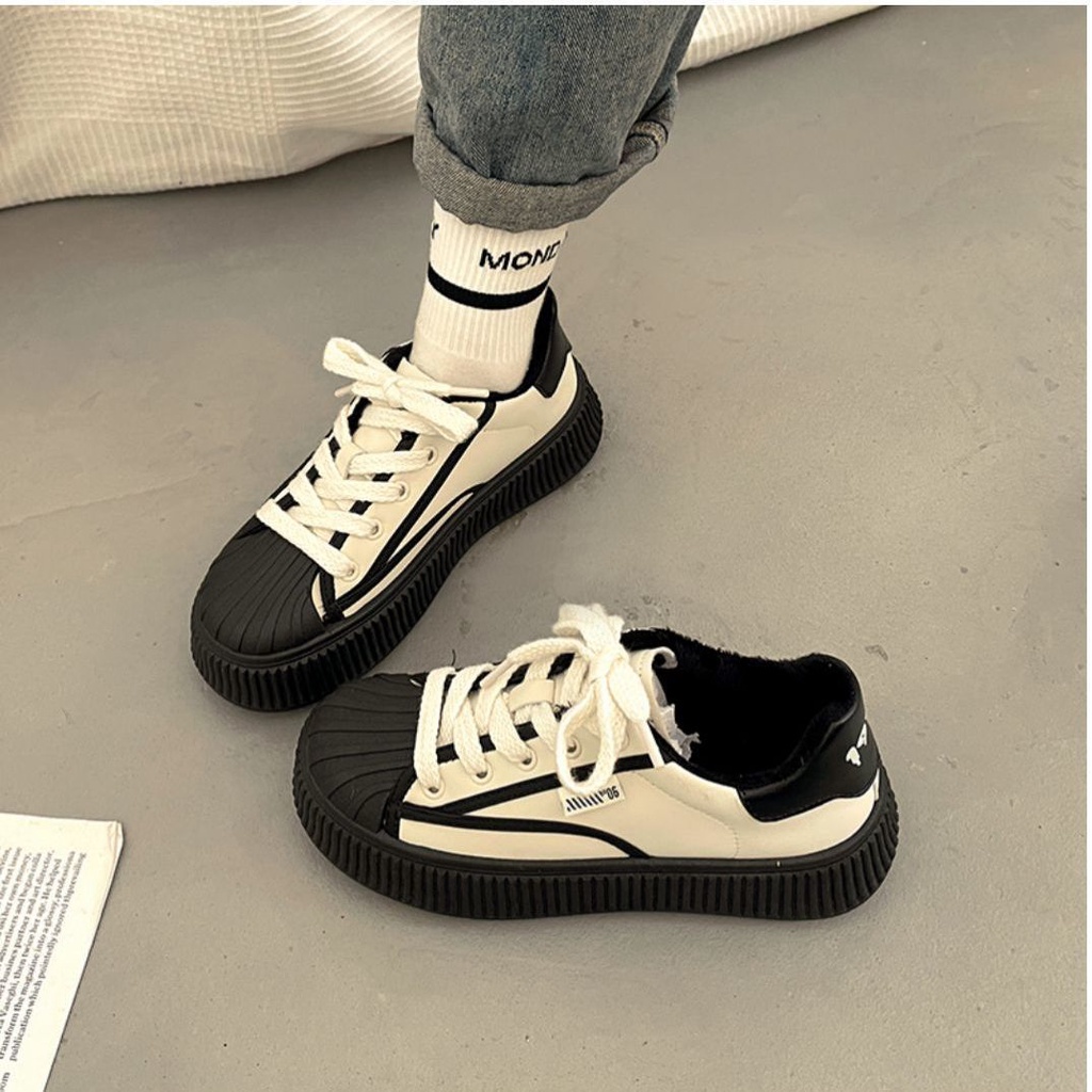 KUCLUT  Giày Thể Thao Thiết Kế Mới Thoáng Khí Giày thể thao nữ 2023 NEW  Thanh lịch Phong cách Hàn Quốc Thời trang FYD239032I 37Z230910