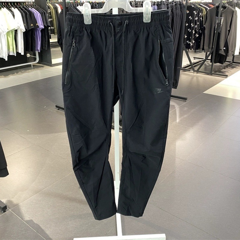 Nike Quần Dài Thể Thao 100% Vải Mỏng Phối Khóa Kéo Phong Cách retro Giản Dị Dành Cho Nam 927987