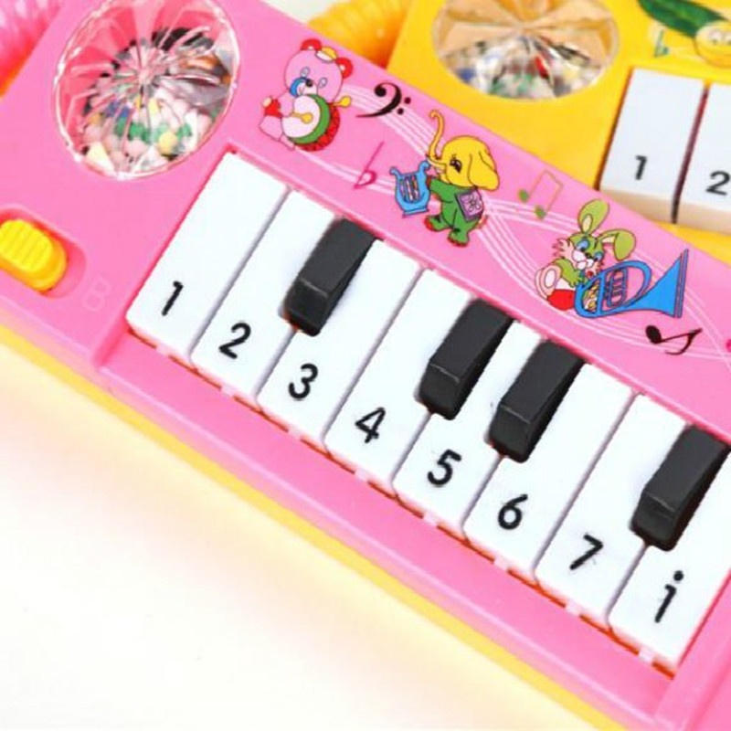 Đàn piano Đồ Chơi Màu Sắc Ngẫu Nhiên Giáo Dục Sớm Cho Bé jp3vn