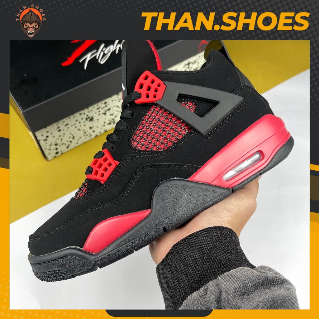 Giày JD4 Retro SE Red Thunder, JD4 Đen Đỏ - Than.Shoes