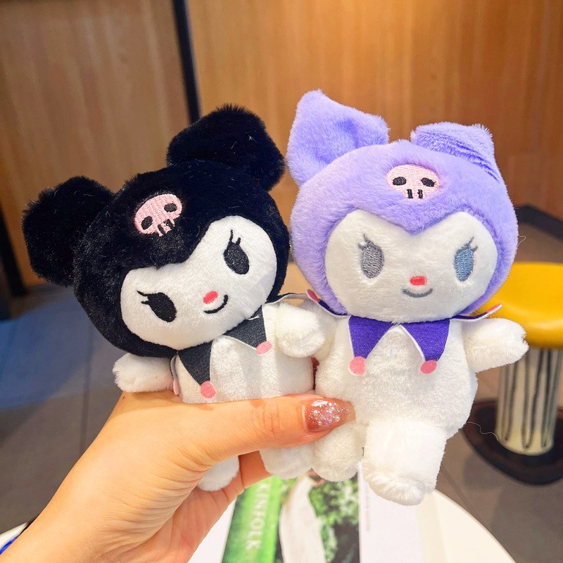 Kuromi Móc Khóa Hình Đồ chơi nhồi bông 12cm Mềm Mại Đáng Yêu